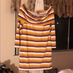 Brand new off shoulder dress